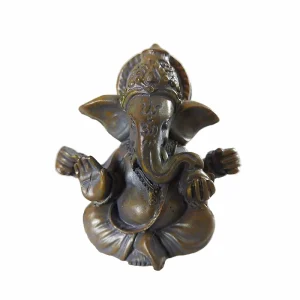 Mini Ganesh aux Quatre Mains en Résine