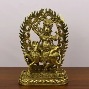 Bouddha Mère Céleste Tantrique en Cuivre