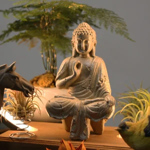 Sculpture de Bouddha Méditation Profonde Gyan Mudra