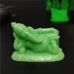 Ganesh Feng Shui Couché Style Jade